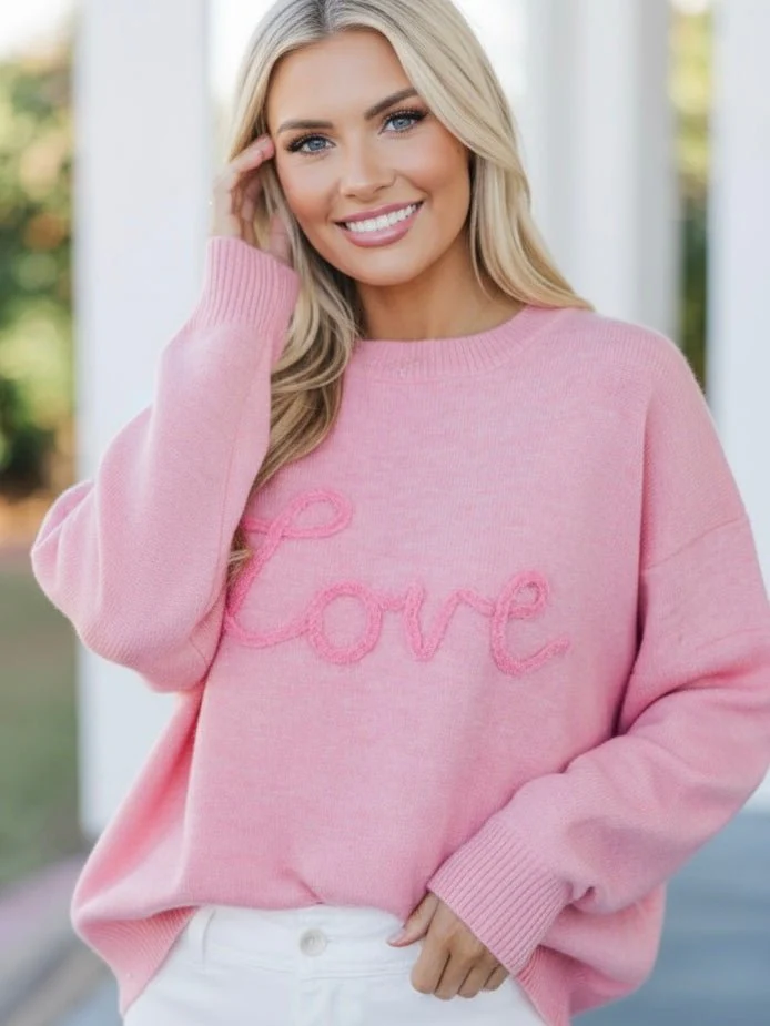 Love Script Sweater - Image 4