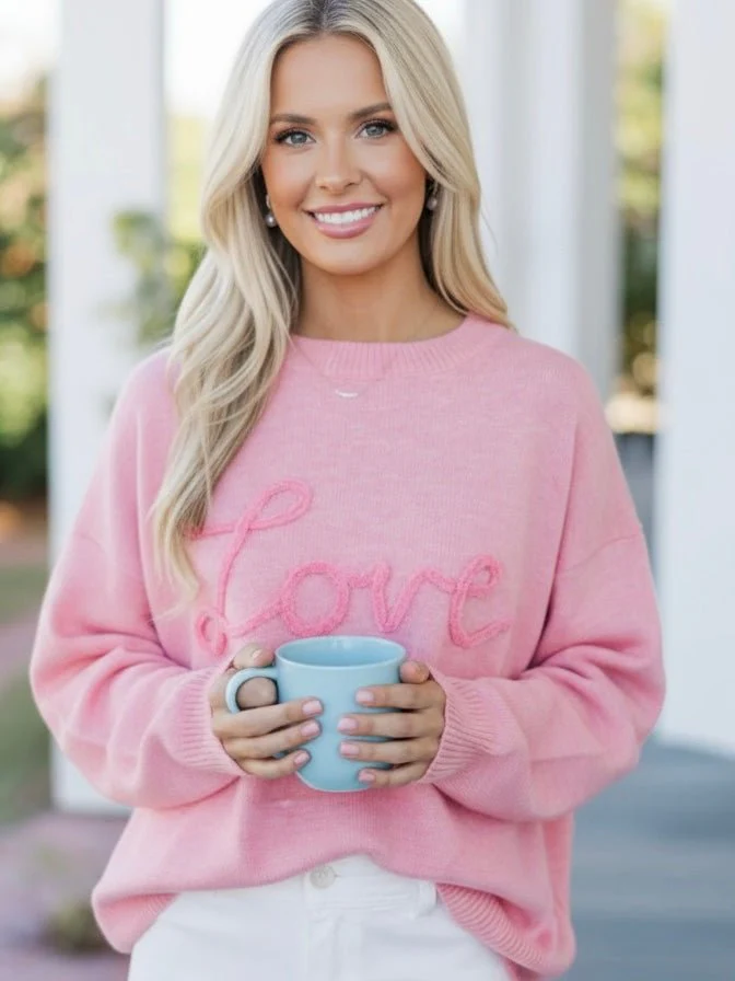 Love Script Sweater - Image 5