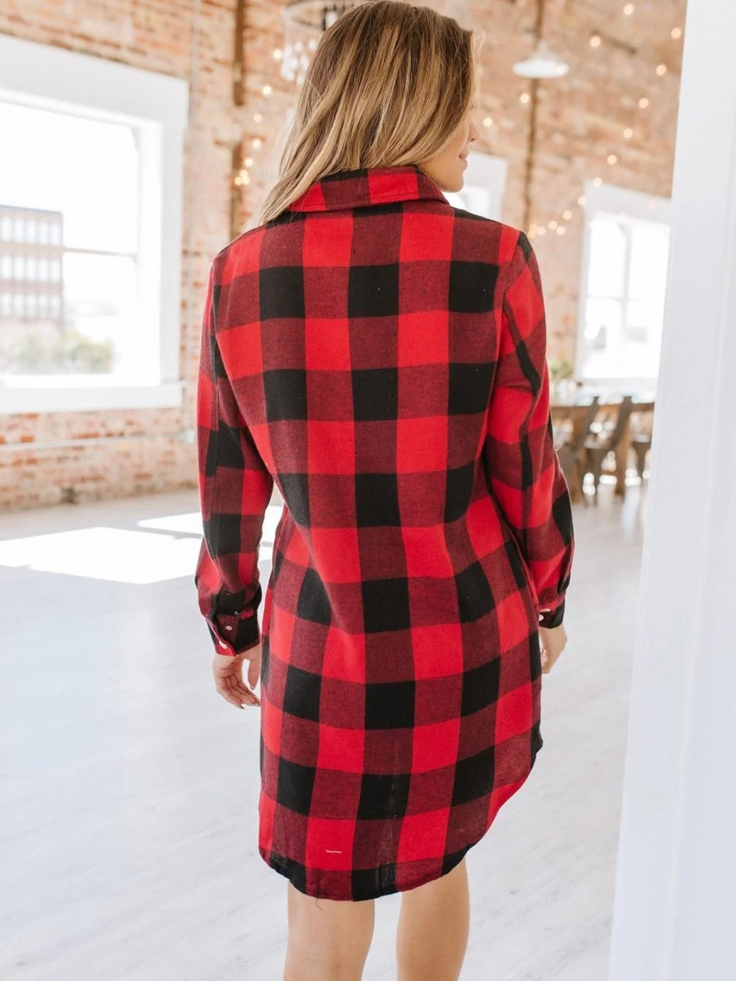 Snap To It Plaid Tunic - Image 3