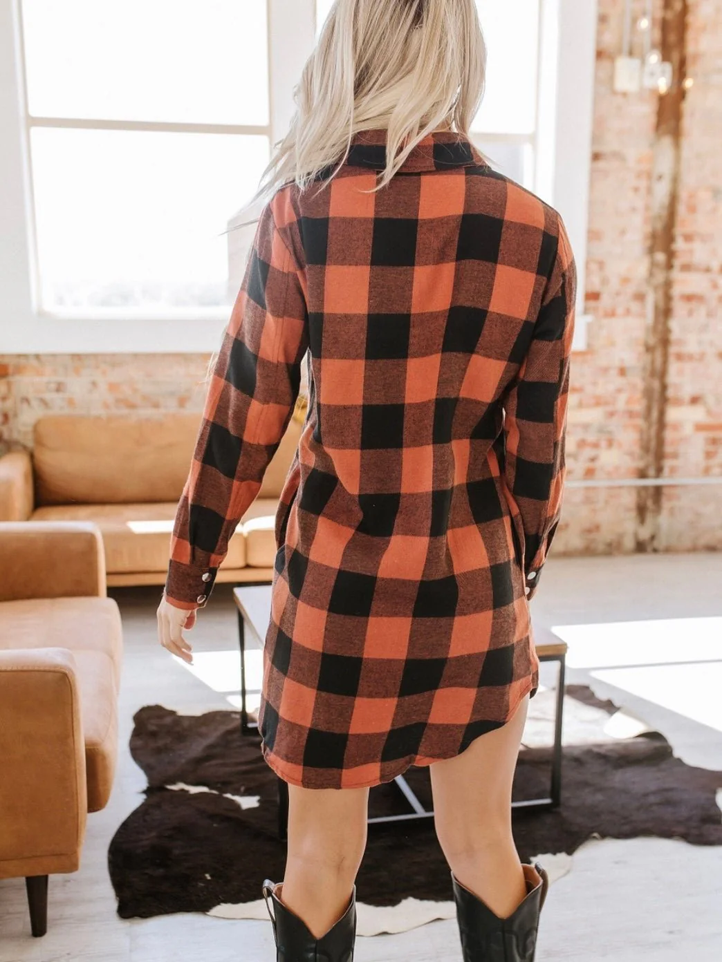 Snap To It Plaid Tunic - Image 7