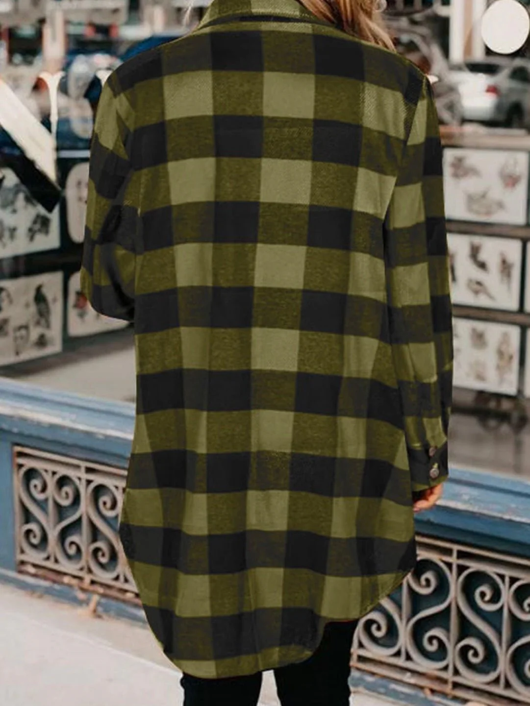 Snap To It Plaid Tunic - Image 9