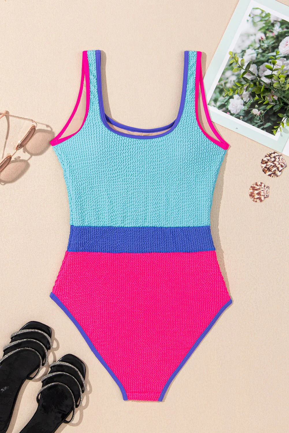 Poolside Pop Colorblock Swimsuit - Image 16