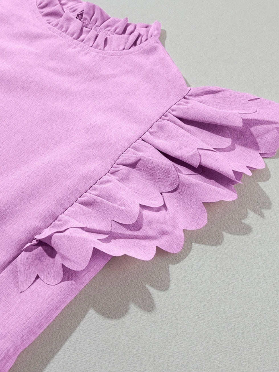 Rachel Ruffle Sleeve Top - Image 5