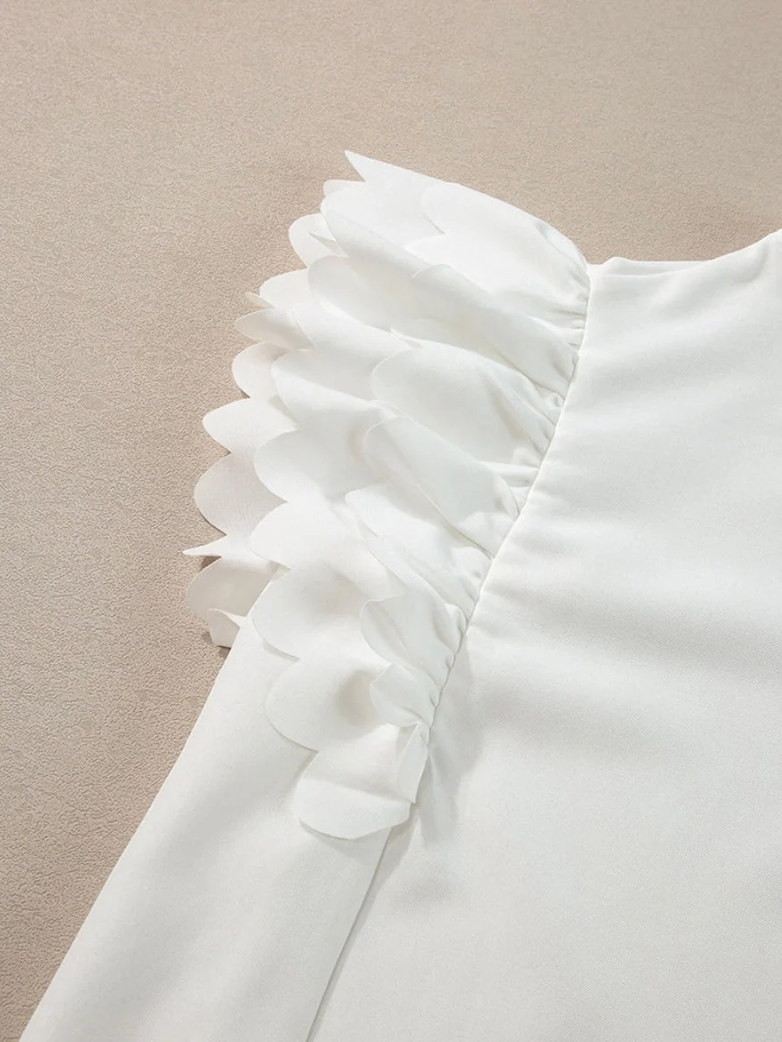 Rachel Ruffle Sleeve Top - Image 9