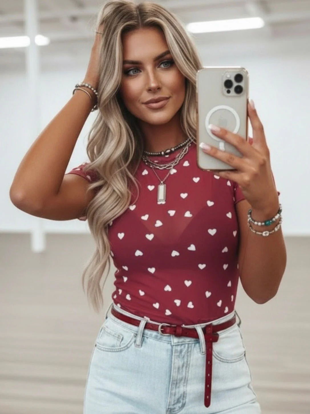 All My Love Mesh Tee - Image 6