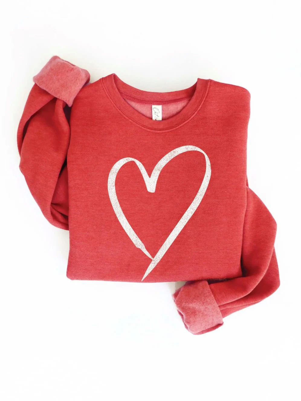 Red Heart Sweatshirt - Image 4