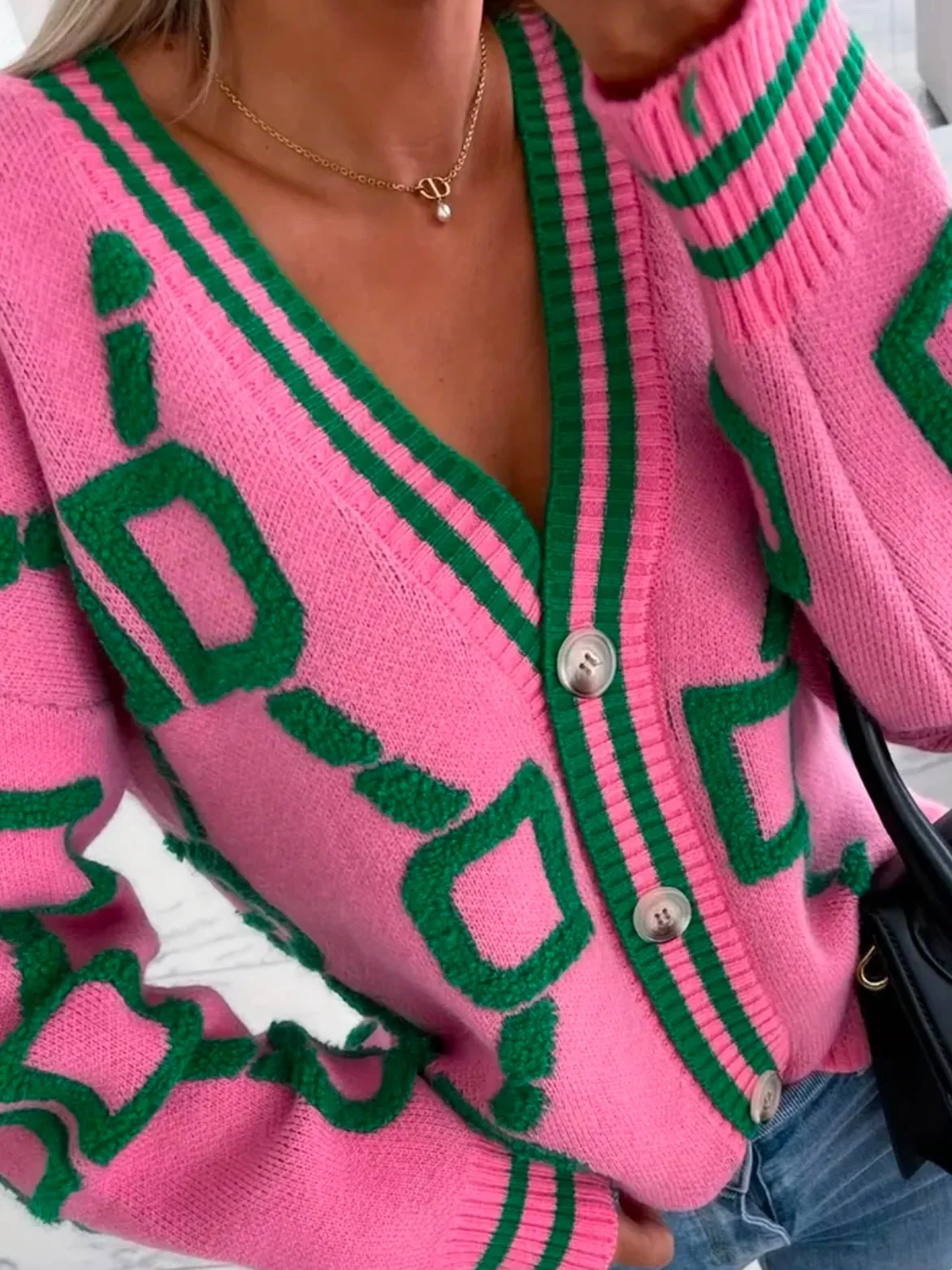 Retro Luxe Cardigan - Image 3
