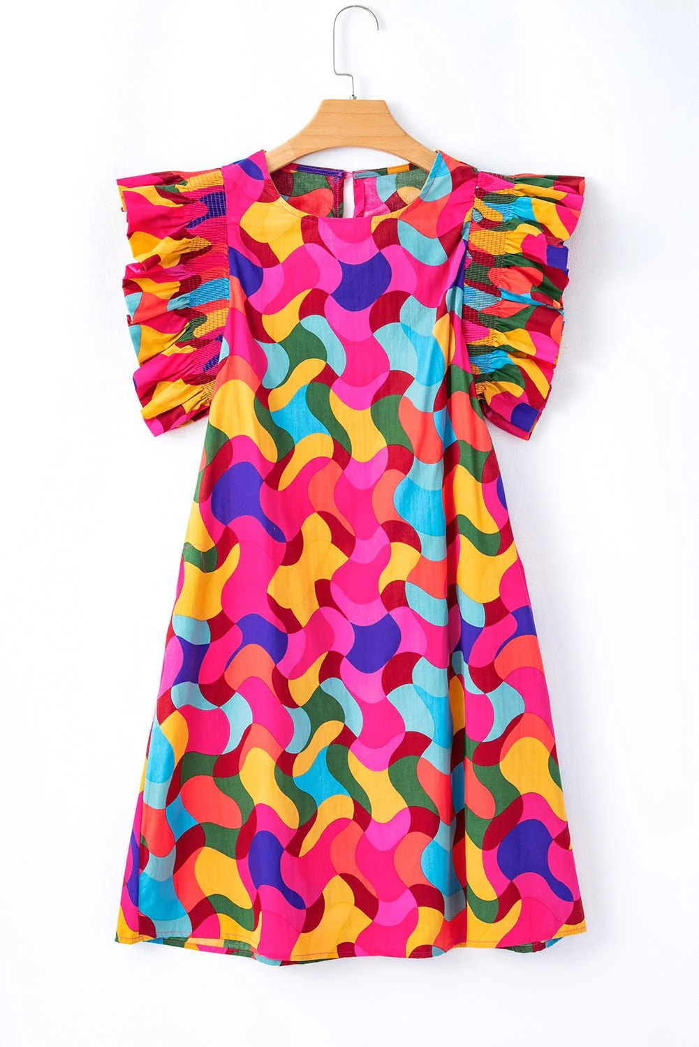 Kaleido Flutter Mini Dress - Image 12