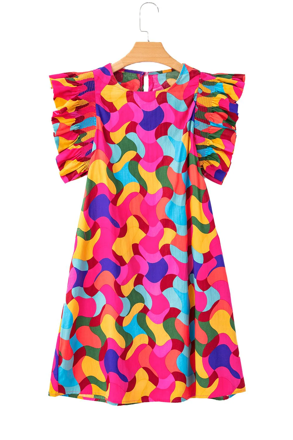 Kaleido Flutter Mini Dress - Image 4