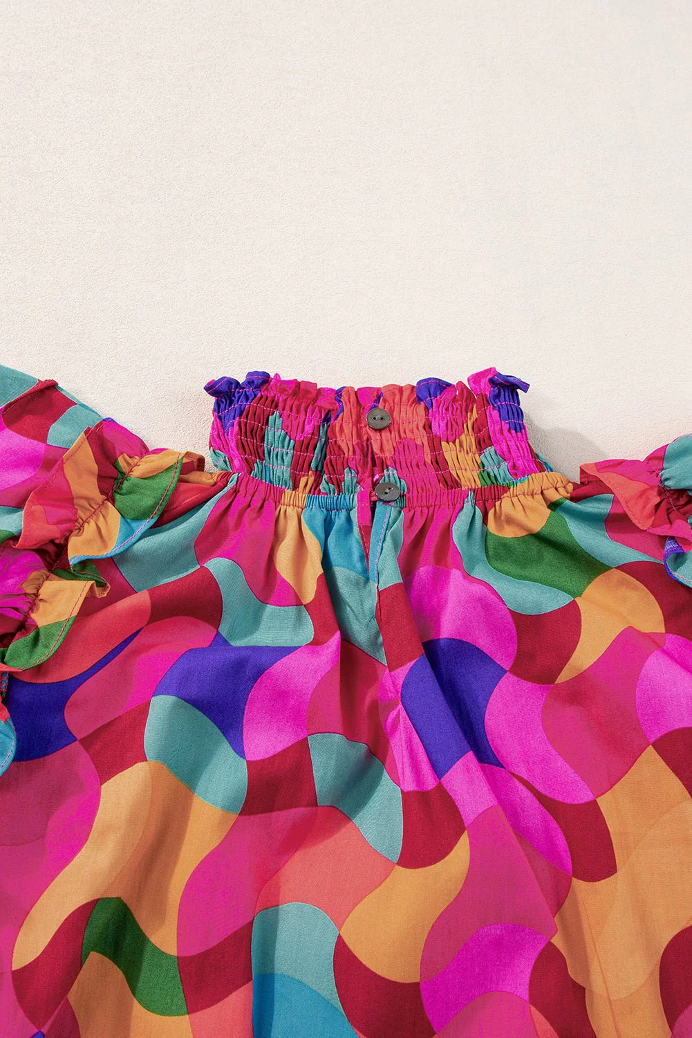 Kaleido Ruffle Blouse - Image 8