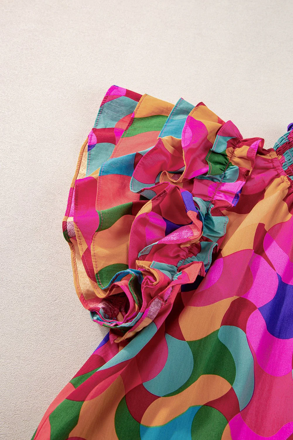Kaleido Ruffle Blouse - Image 9