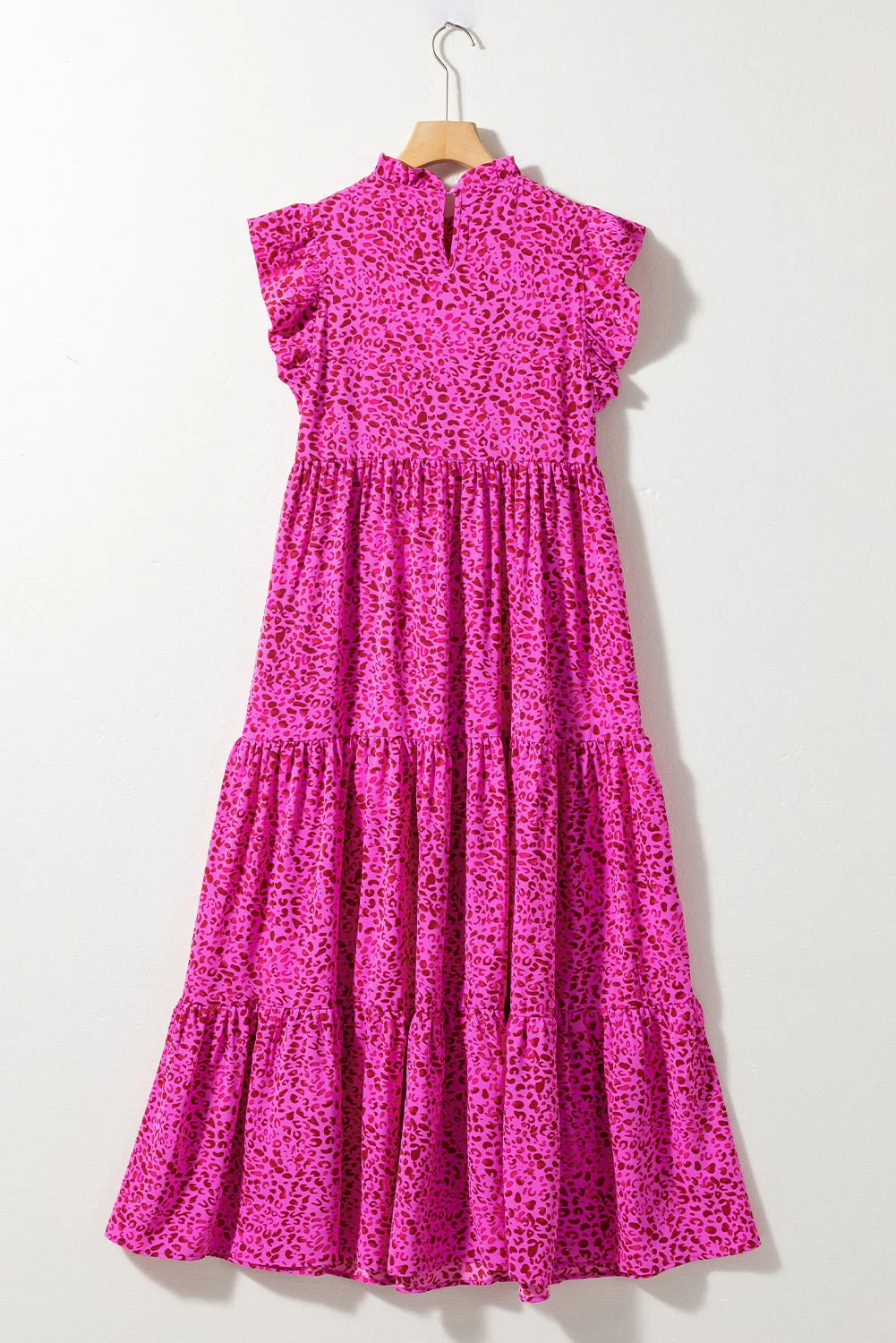 Rose Radiance Leopard Maxi Dress - Image 10