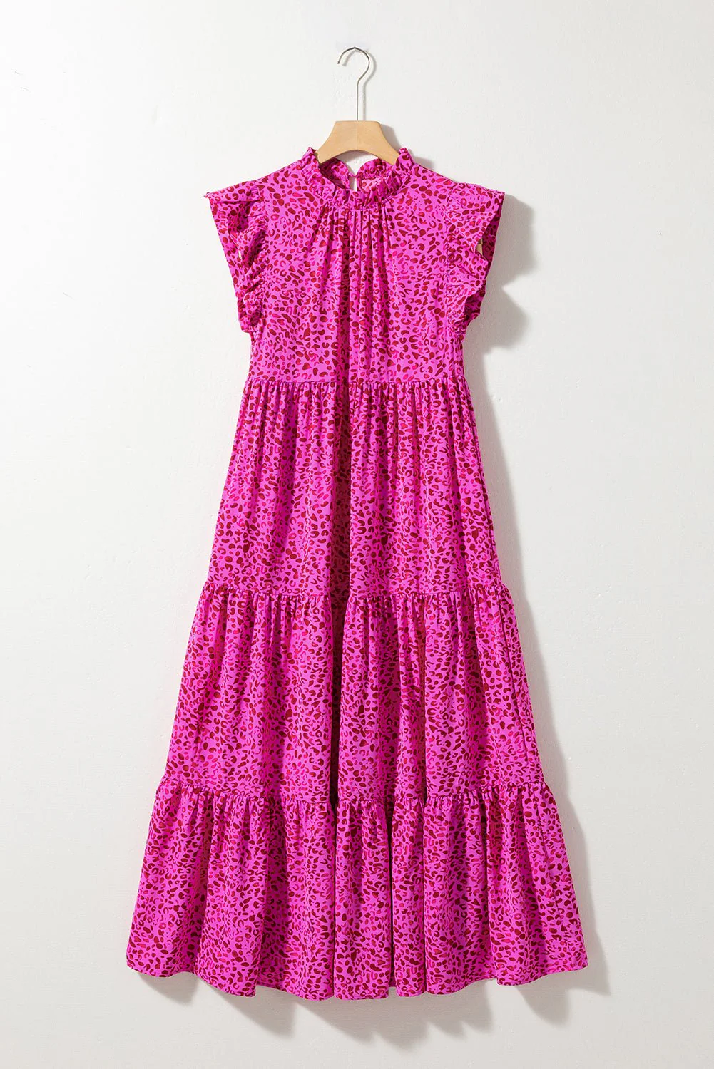 Rose Radiance Leopard Maxi Dress - Image 11
