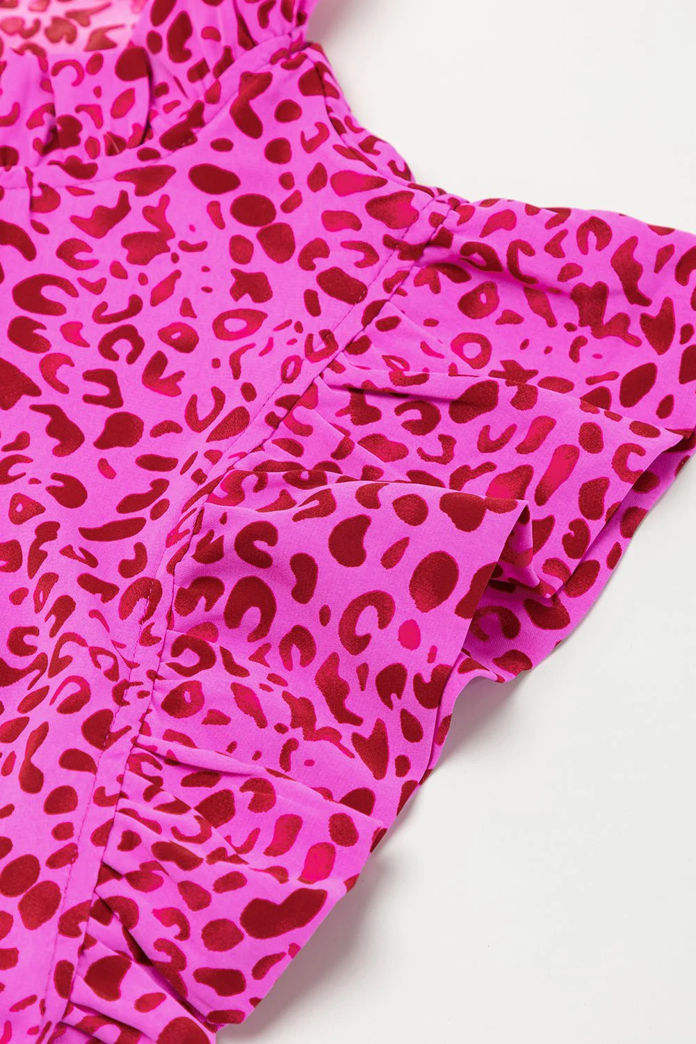 Rose Radiance Leopard Maxi Dress - Image 7