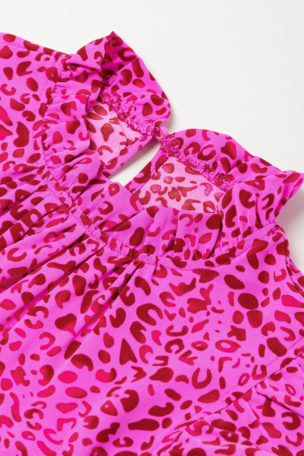 Rose Radiance Leopard Maxi Dress - Image 8