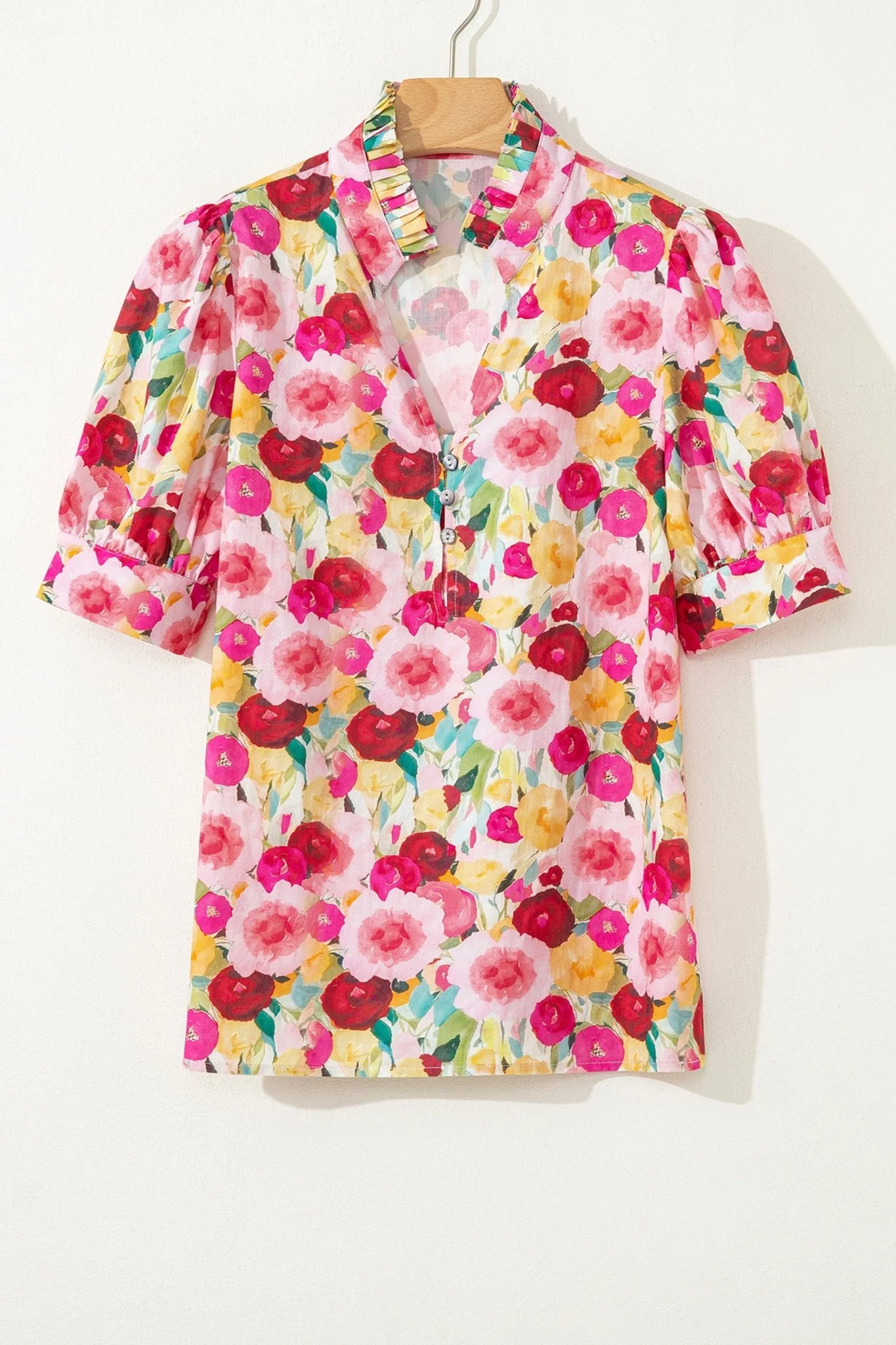 Rose Reverie Floral Blouse - Image 12