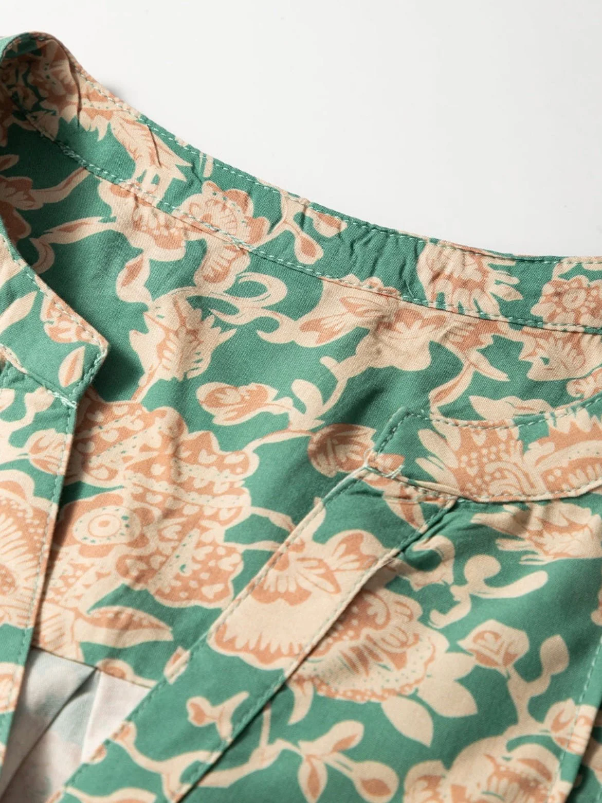 Sage Garden Button Top - Image 3