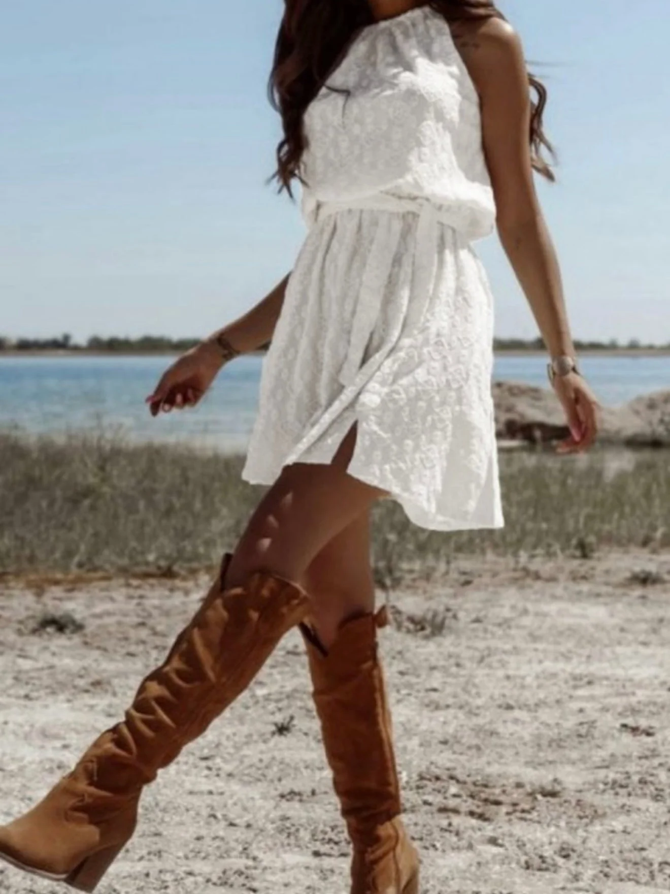 Seaside Lace Dress - Image 9