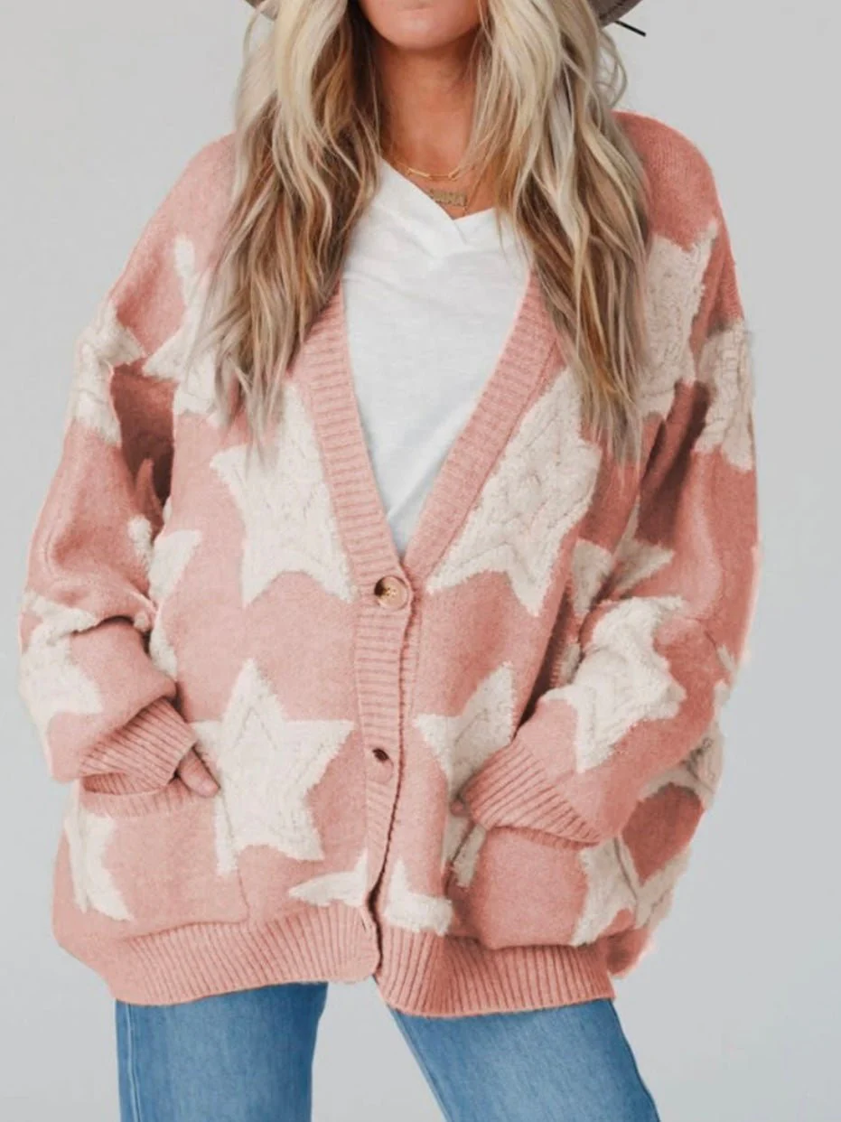 Sherpa Star Cardigan - Image 15