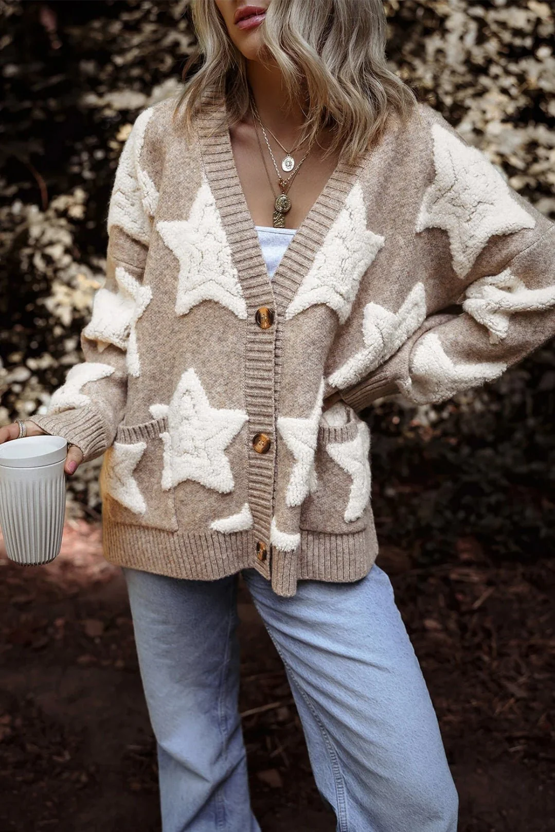 Sherpa Star Cardigan - Image 7
