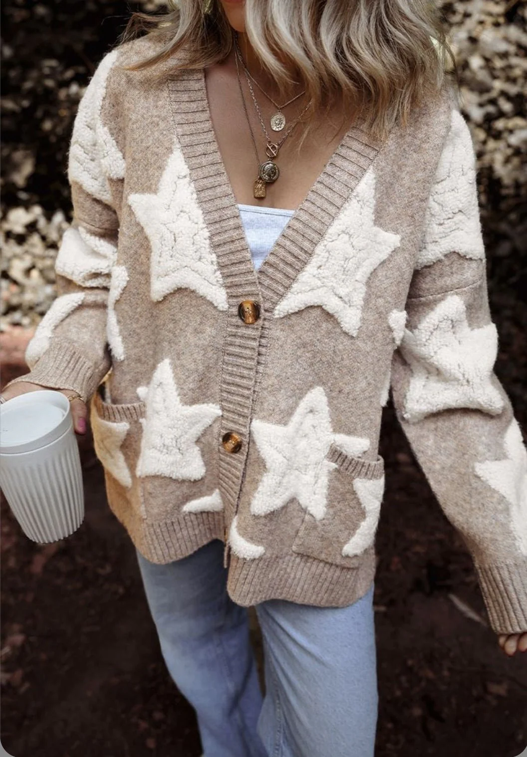 Sherpa Star Cardigan - Image 8