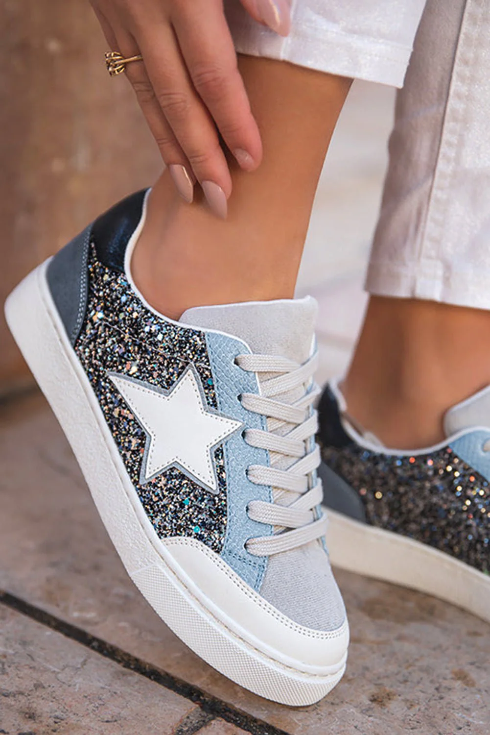 Starstruck Sneakers Blue - Image 8