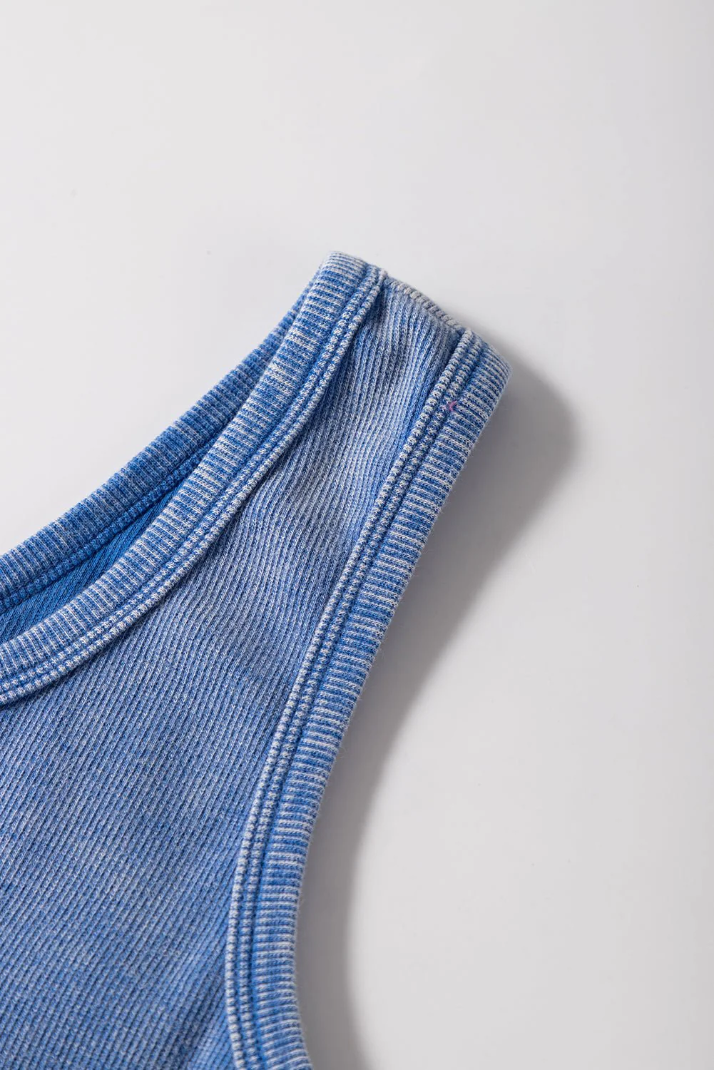 Blue Hour Ribbed Tank Top - Image 7