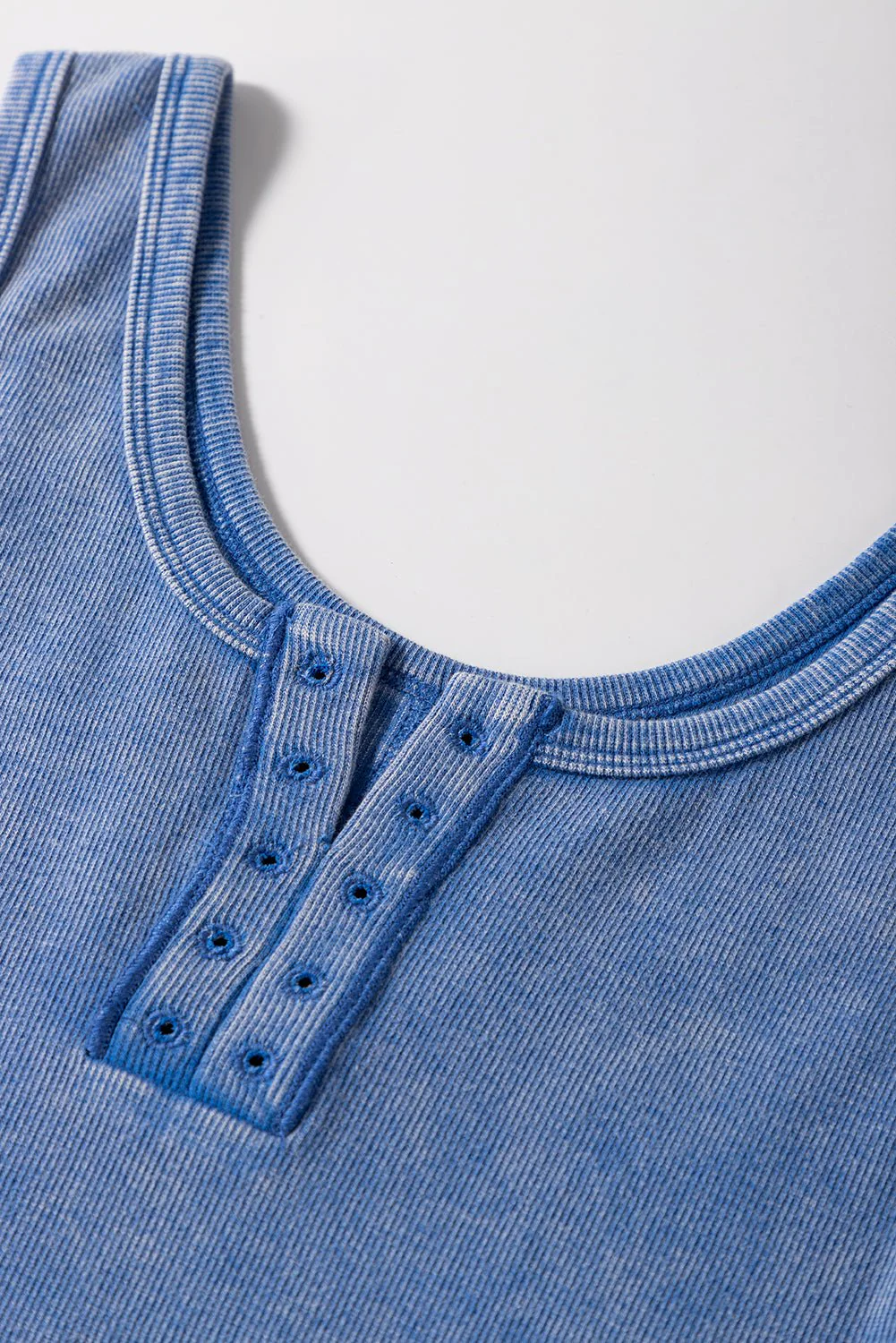 Blue Hour Ribbed Tank Top - Image 8