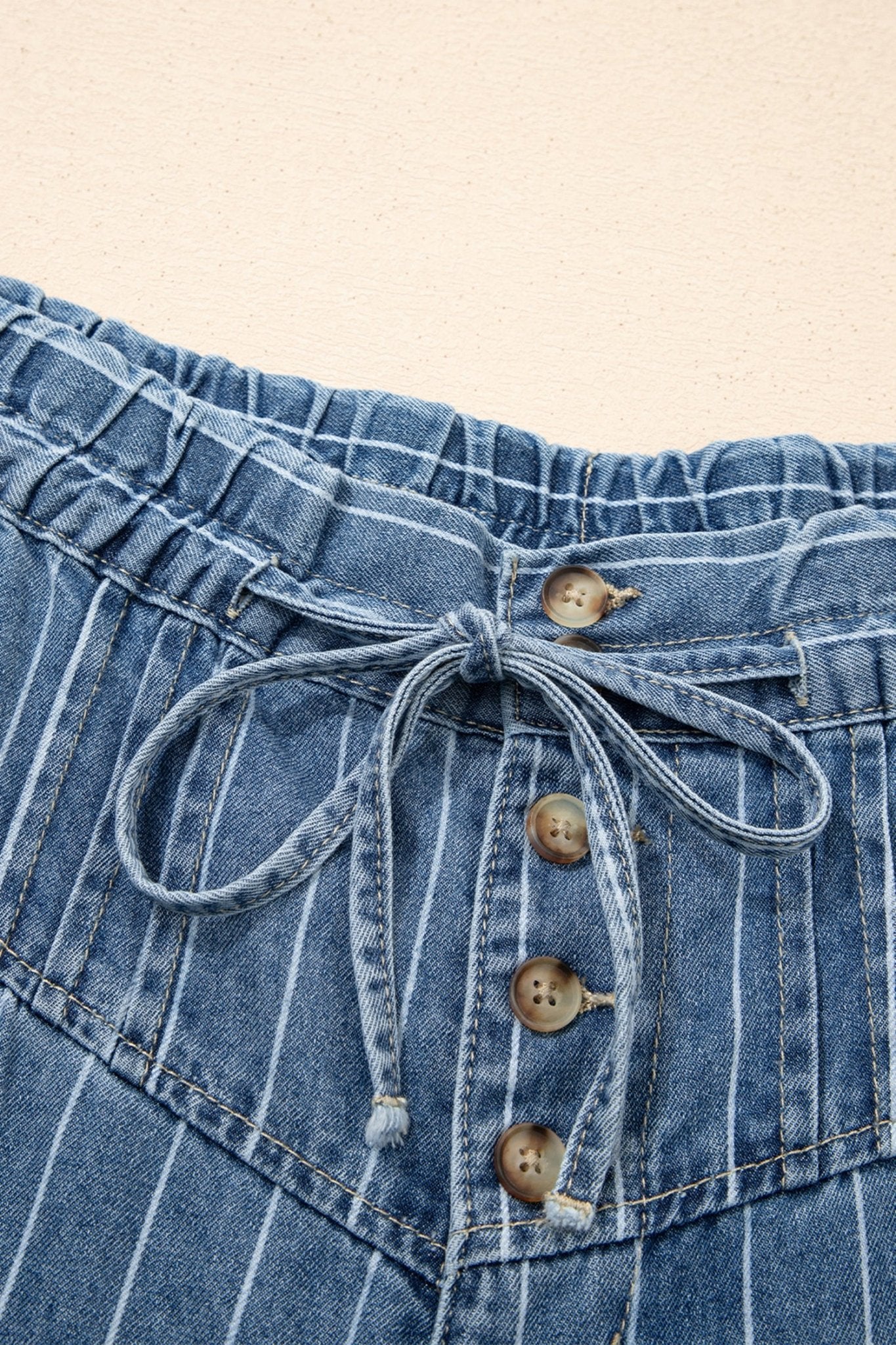 Blue Skies Stripe Wide Leg Jeans - Image 12