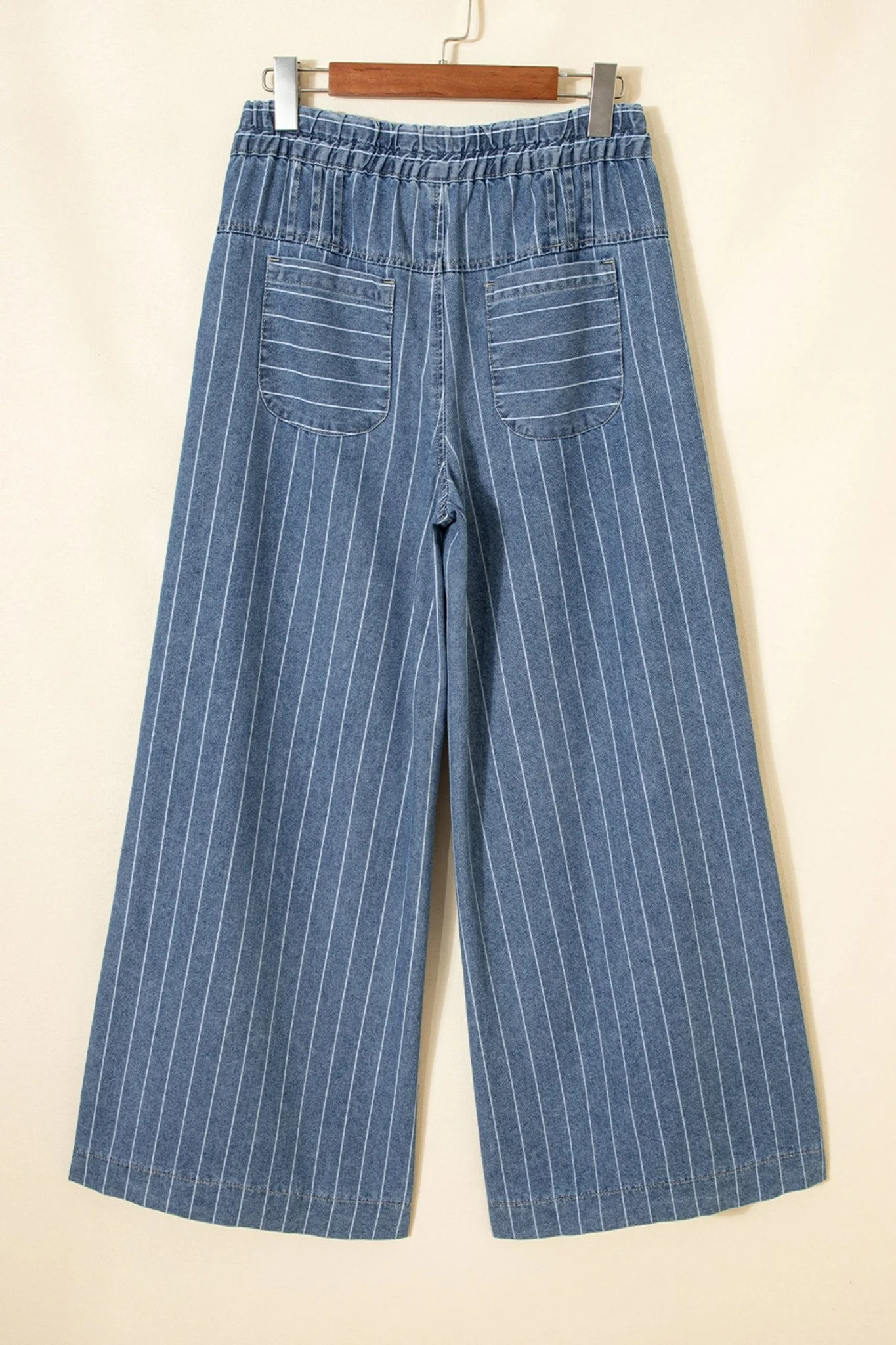 Blue Skies Stripe Wide Leg Jeans - Image 14