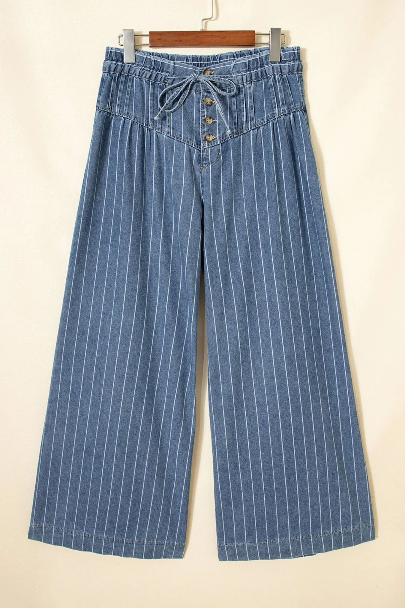 Blue Skies Stripe Wide Leg Jeans - Image 15