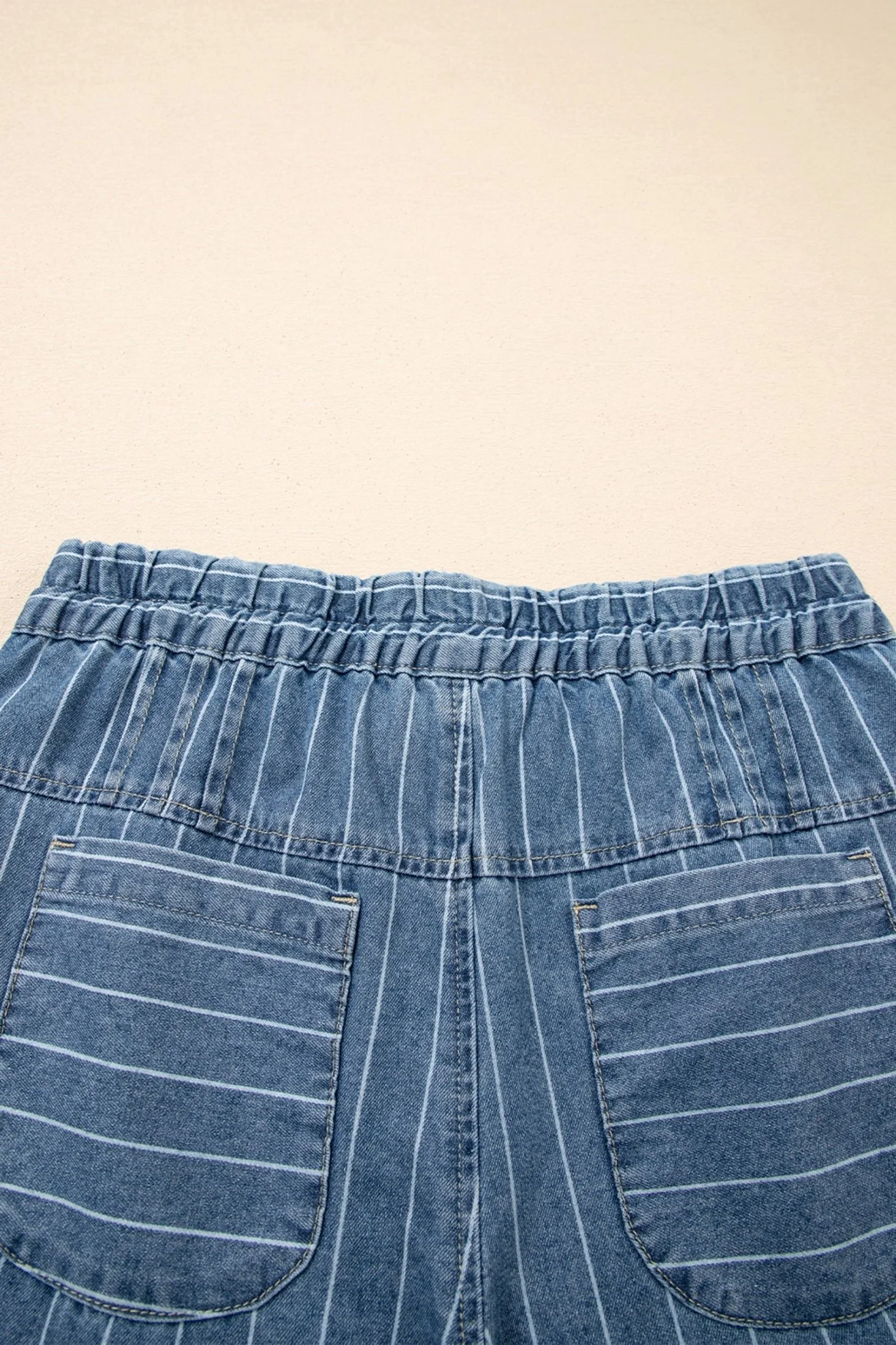 Blue Skies Stripe Wide Leg Jeans - Image 9