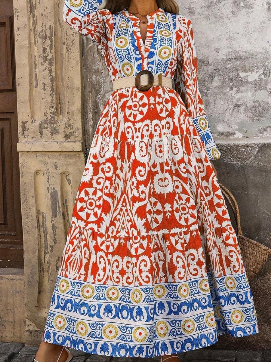 Spanish Boho Maxi Dress - Image 3