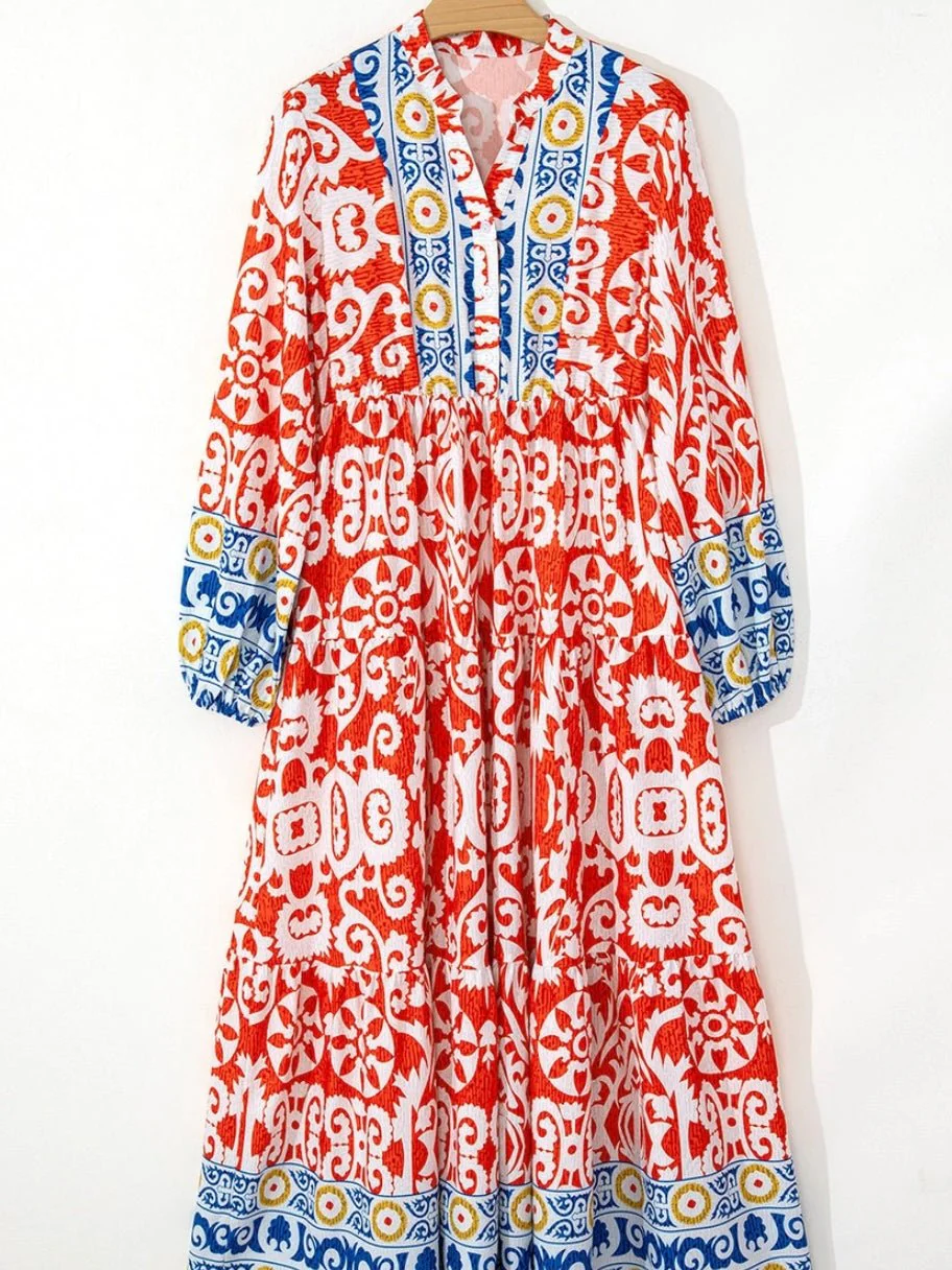 Spanish Boho Maxi Dress - Image 4