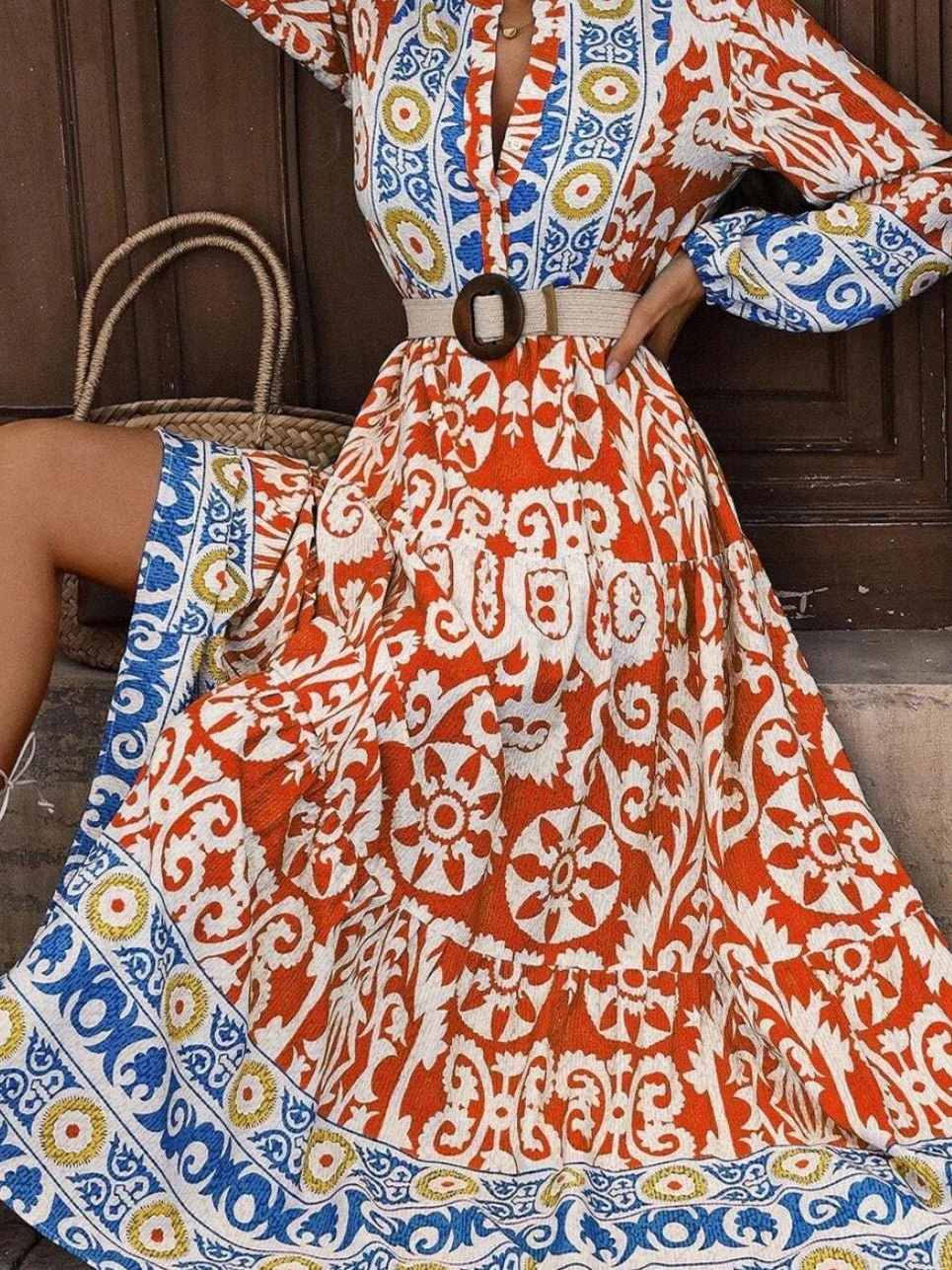 Spanish Boho Maxi Dress - Image 7