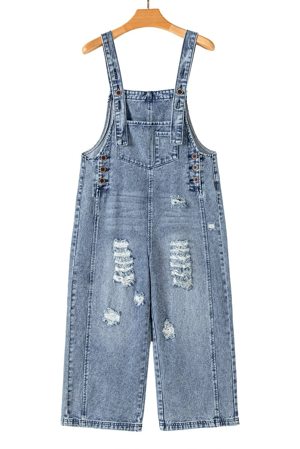 Beach Break Denim Overalls - Image 8