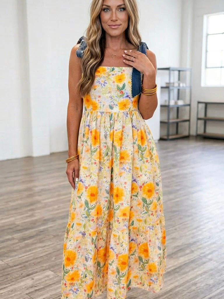 Sunspell Floral Maxi Dress - Image 4