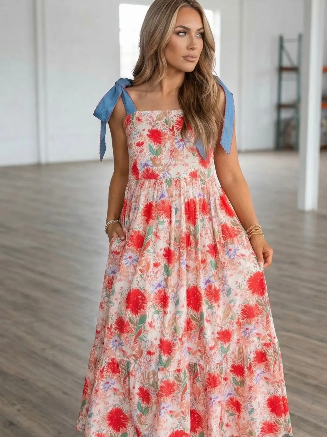 Sunspell Floral Maxi Dress - Image 6