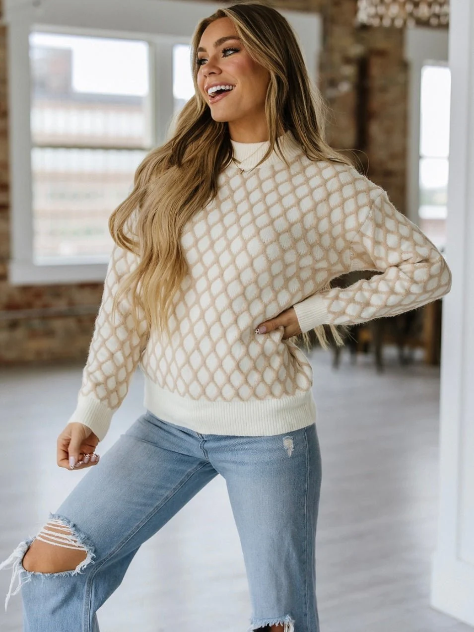 Tamra Textured Sweater - Image 5