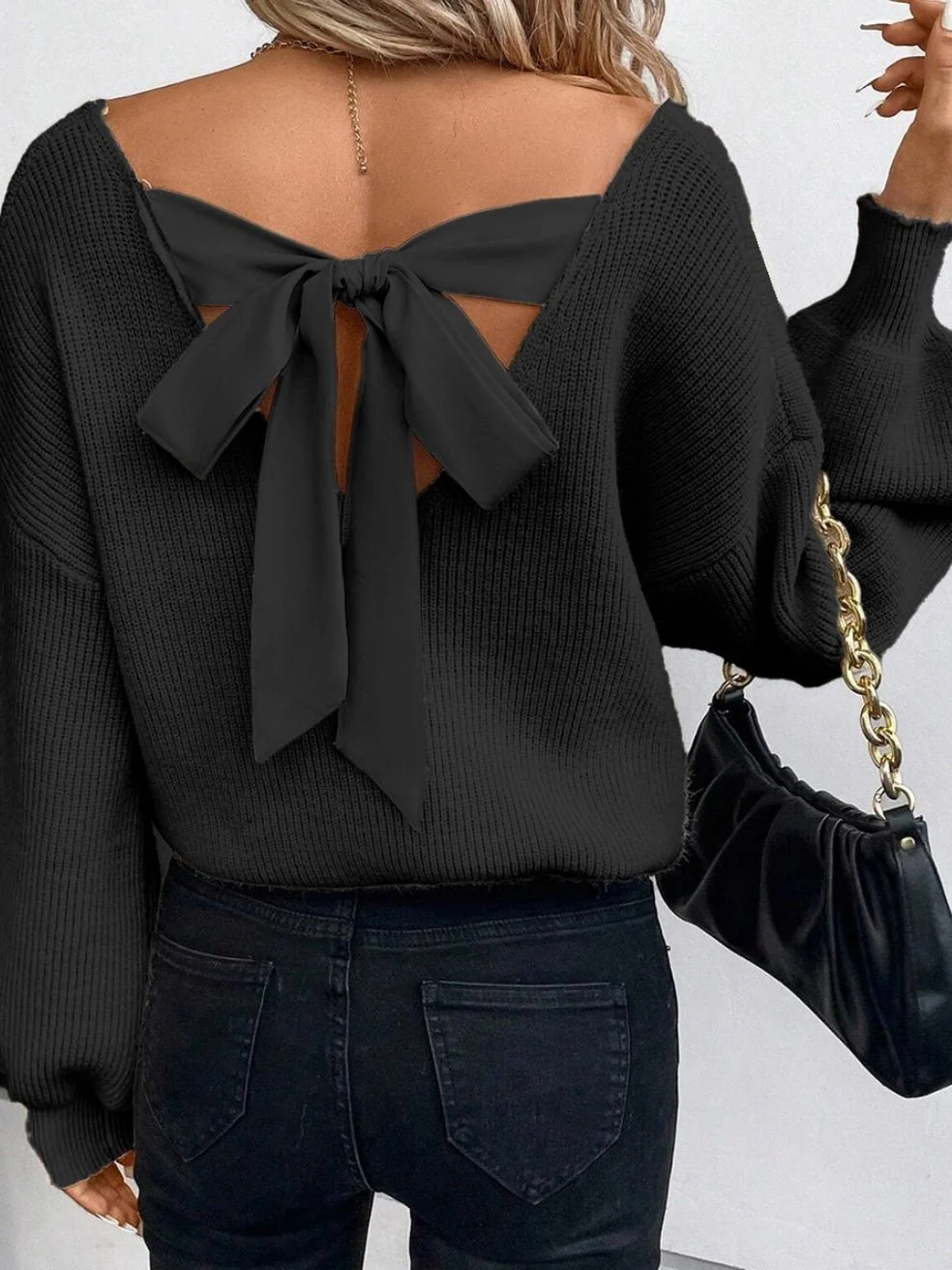 Tie It Back Sweater - Image 3