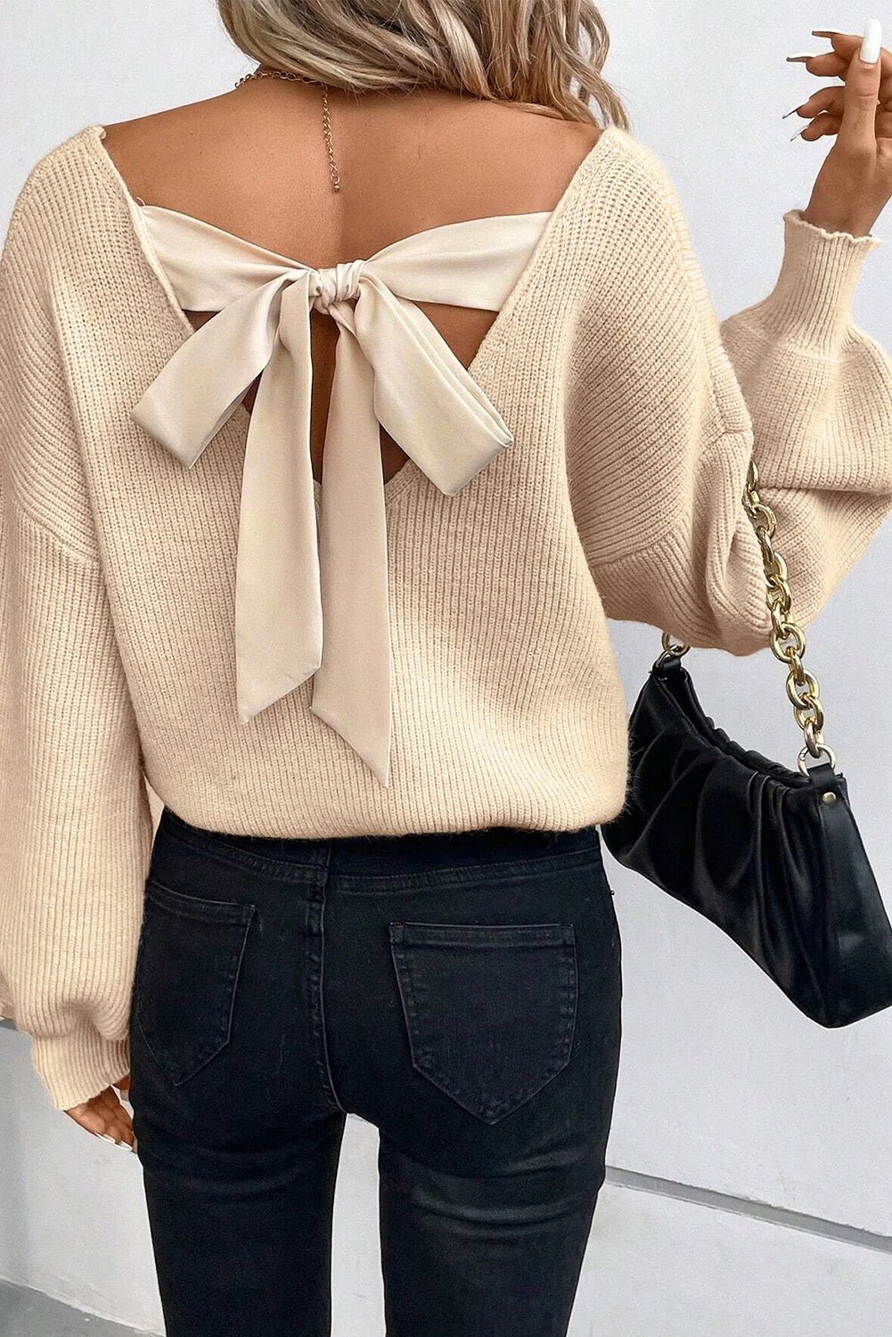Tie The Back Sweater - Image 10