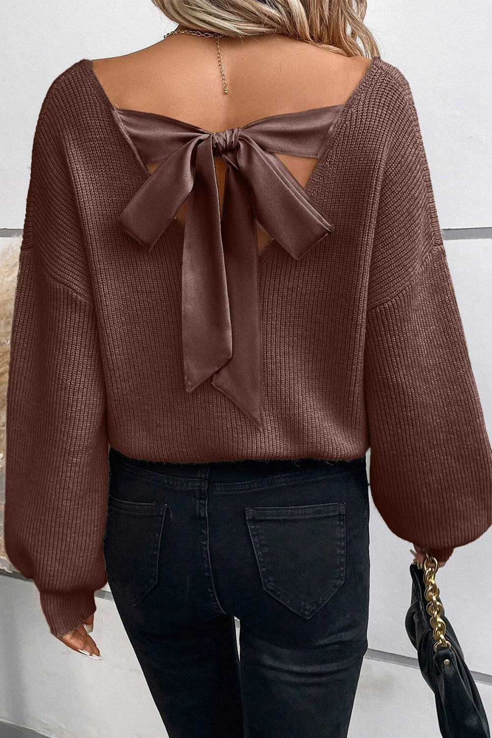 Tie The Back Sweater - Image 19