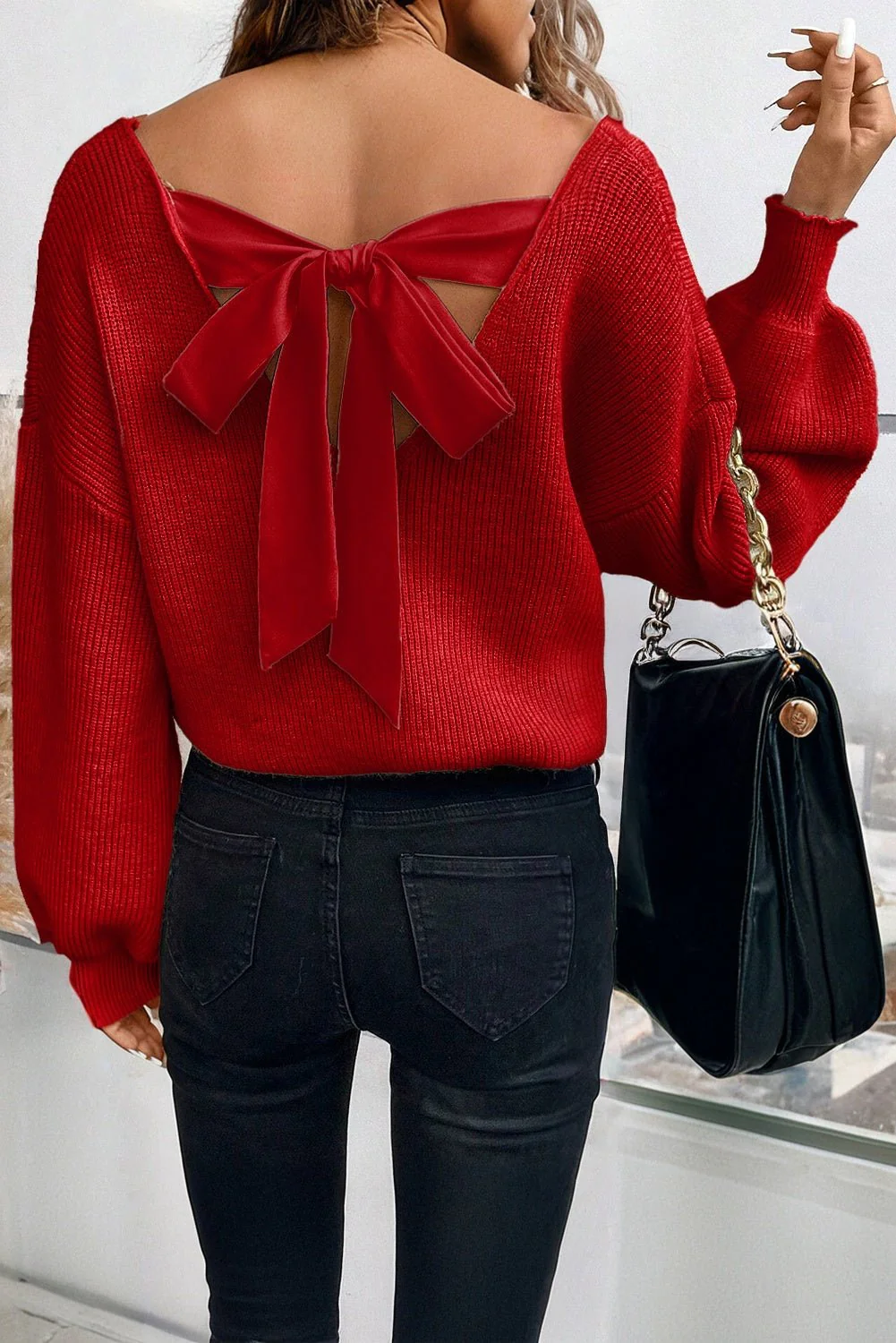 Tie The Back Sweater - Image 23