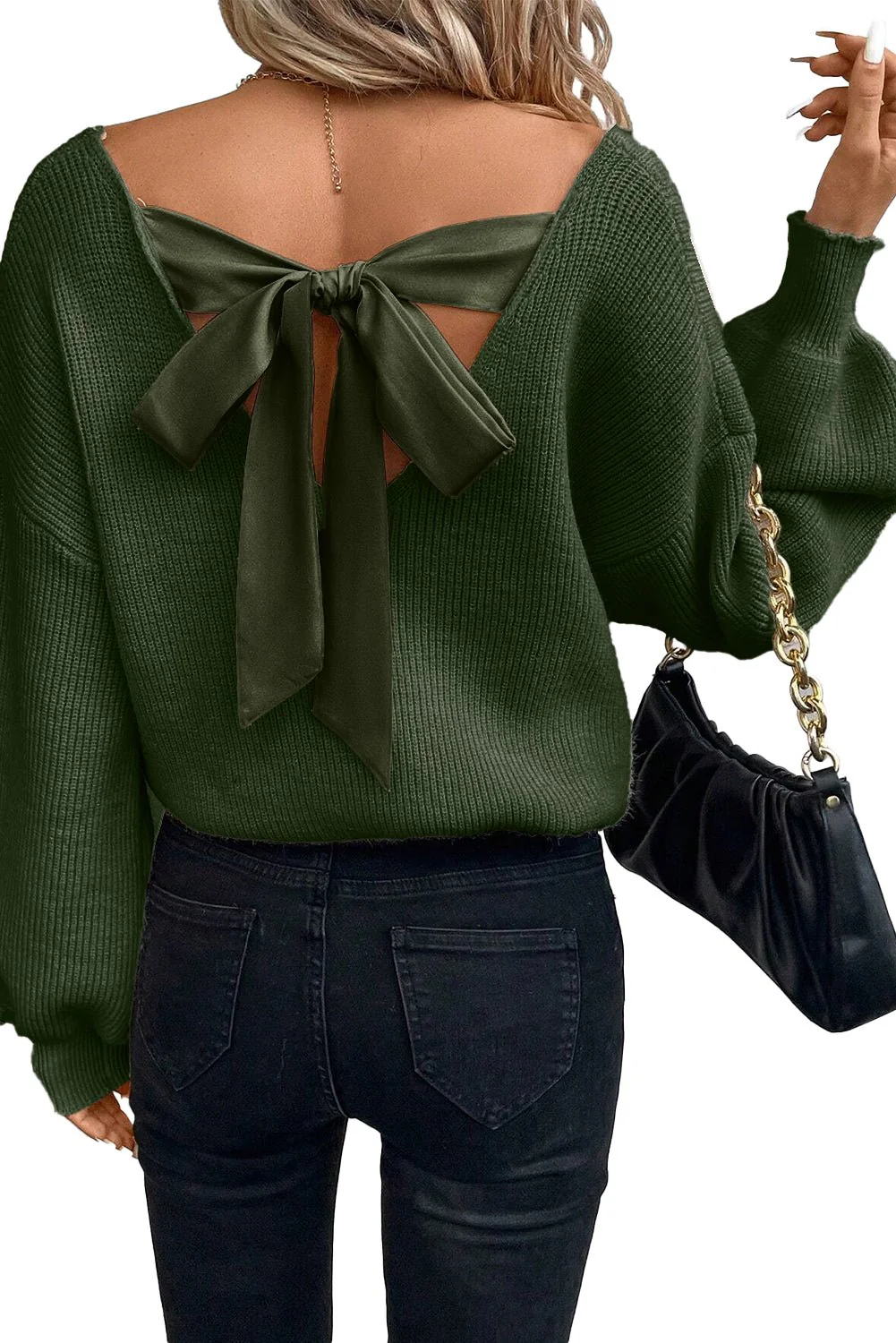Tie The Back Sweater - Image 24