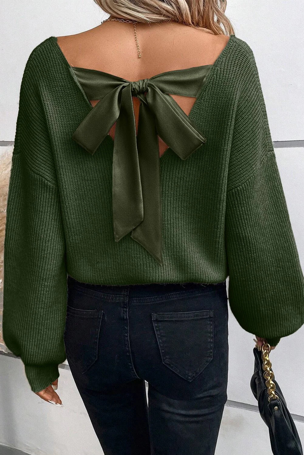 Tie The Back Sweater - Image 32