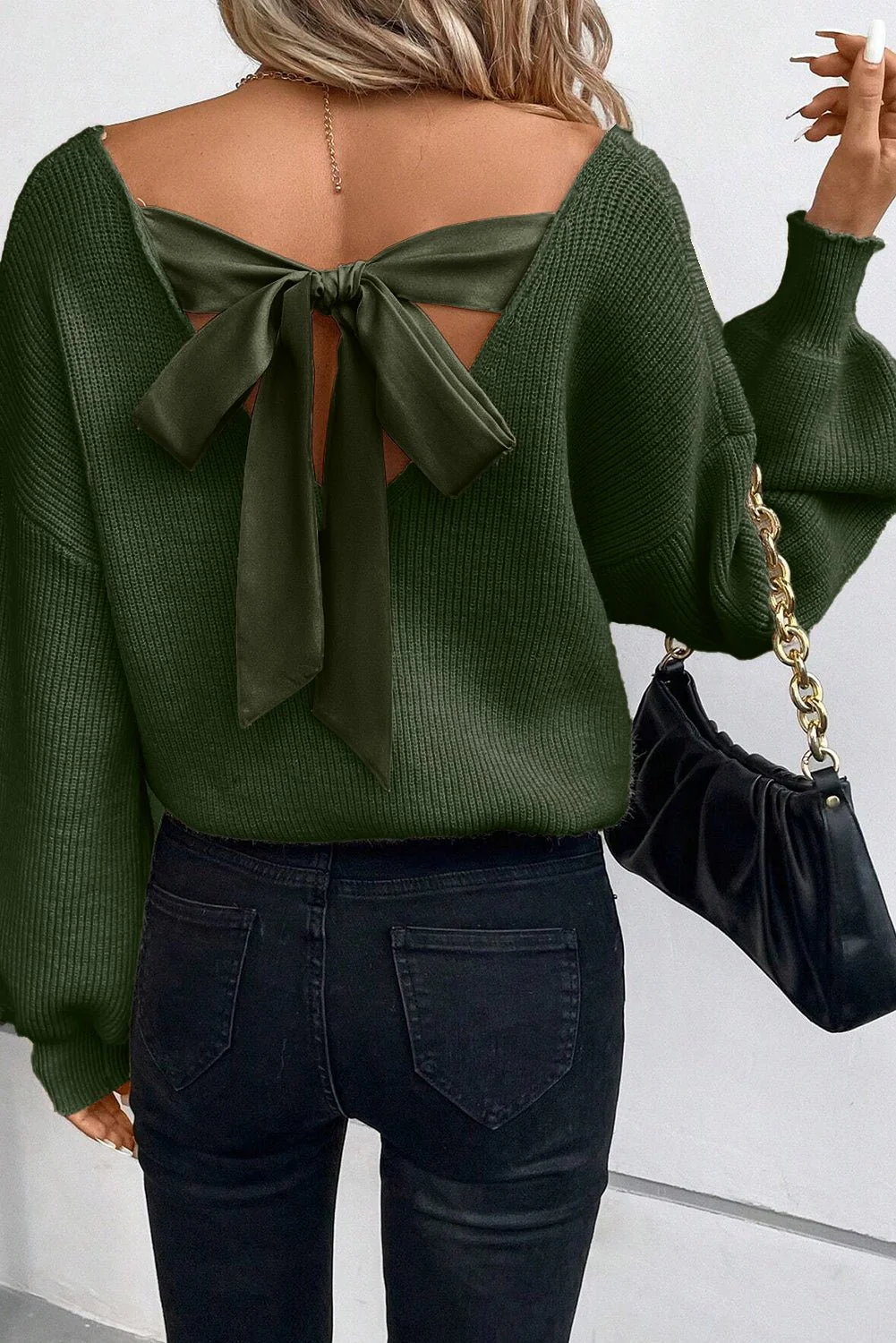 Tie The Back Sweater - Image 34