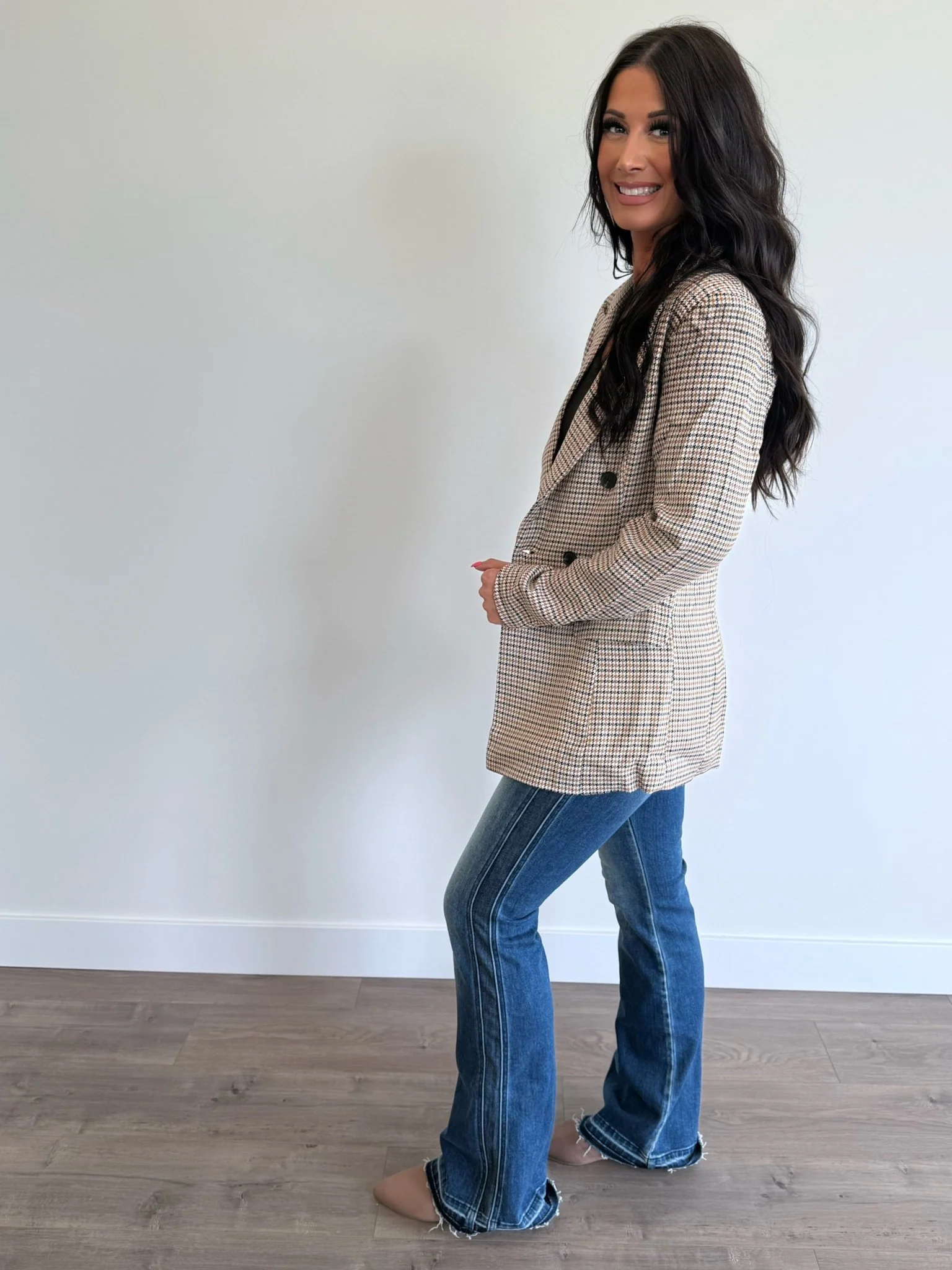 Viv Plaid Blazer - Image 4