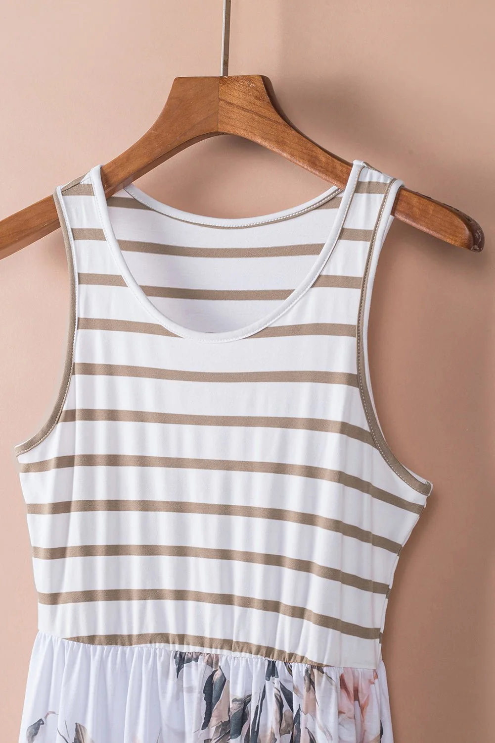Stripe + Floral Maxi Dress - Image 10