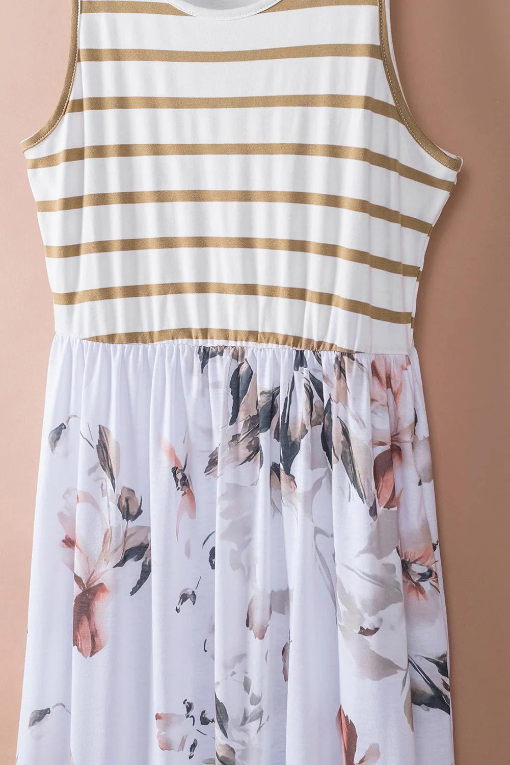 Stripe + Floral Maxi Dress - Image 8