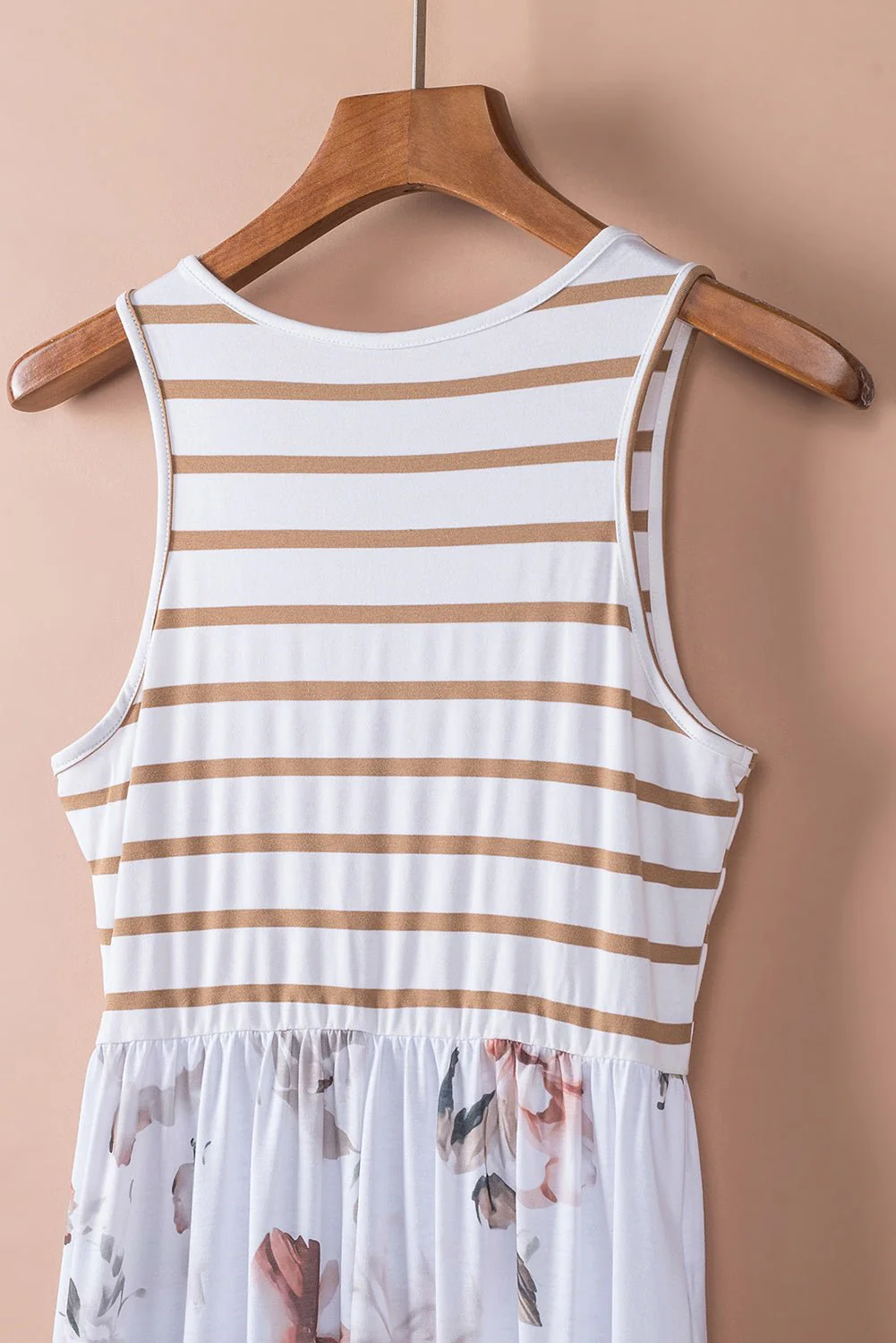 Stripe + Floral Maxi Dress - Image 9